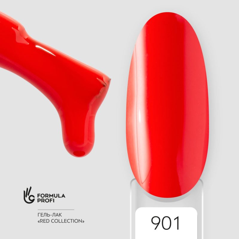 ФП Гель-лак "Формула цвета", Red collection УФ/LED №901 10мл